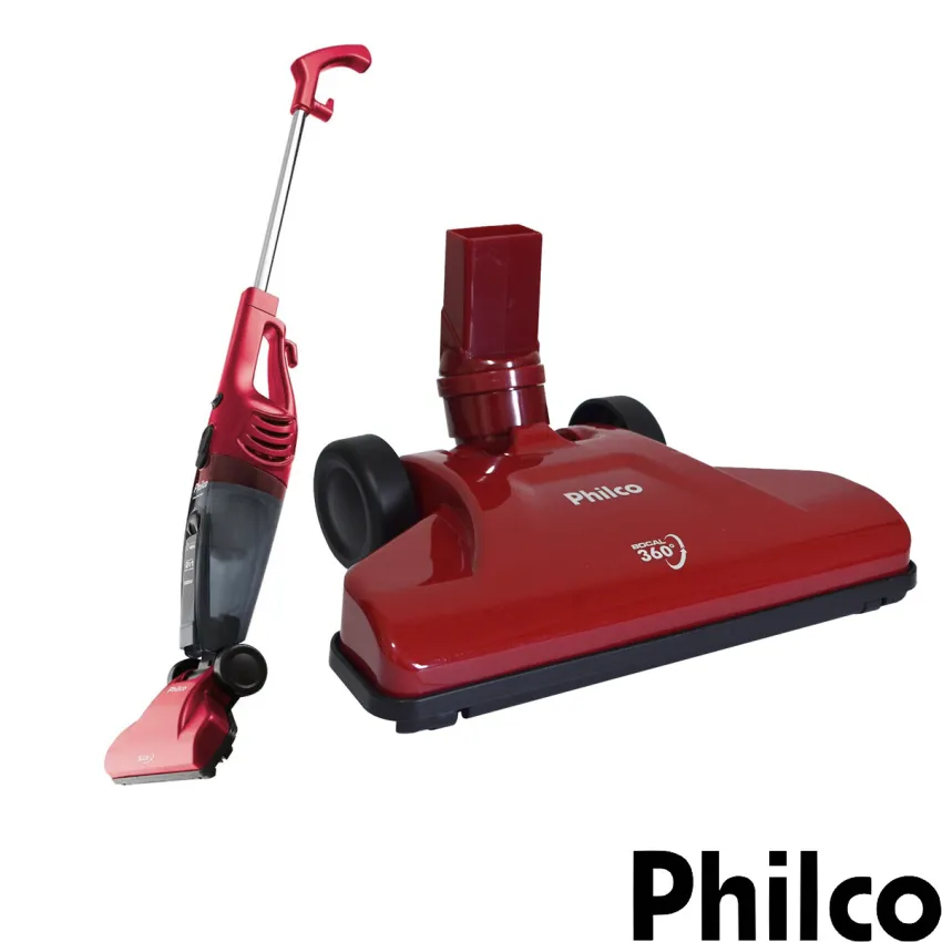 BOCAL 360º PISO ASPIRADOR DE PÓ PHILCO PAS1470V | COR: VERMELHO