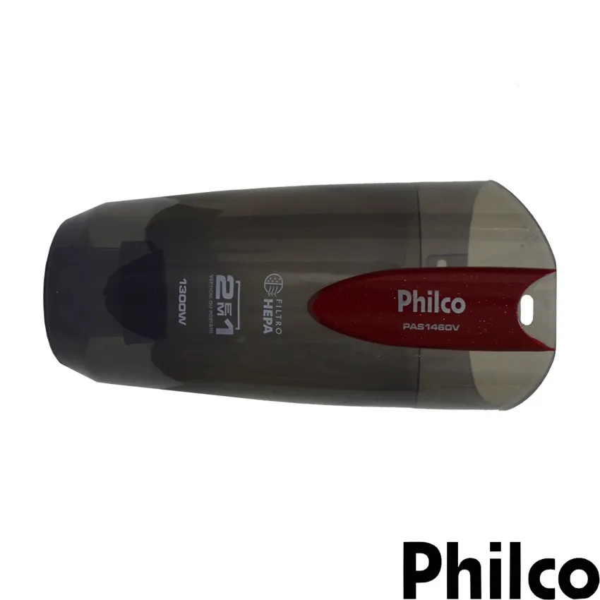 RESERVATÓRIO PARA ASPIRADOR DE PÓ PHILCO 2 EM 1 PAS1460V | COR: VERMELHO