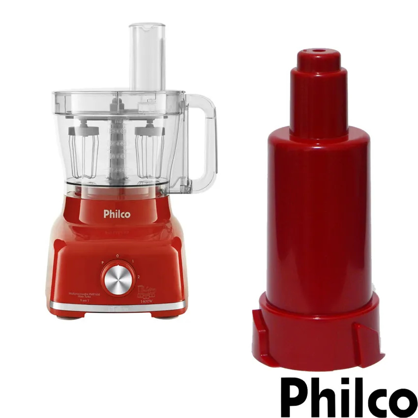 ADAPTADOR DAS LÂMINAS | SUPORTE FACA MULTIPROCESSADOR PHILCO PMP1600V | COR: VERMELHO