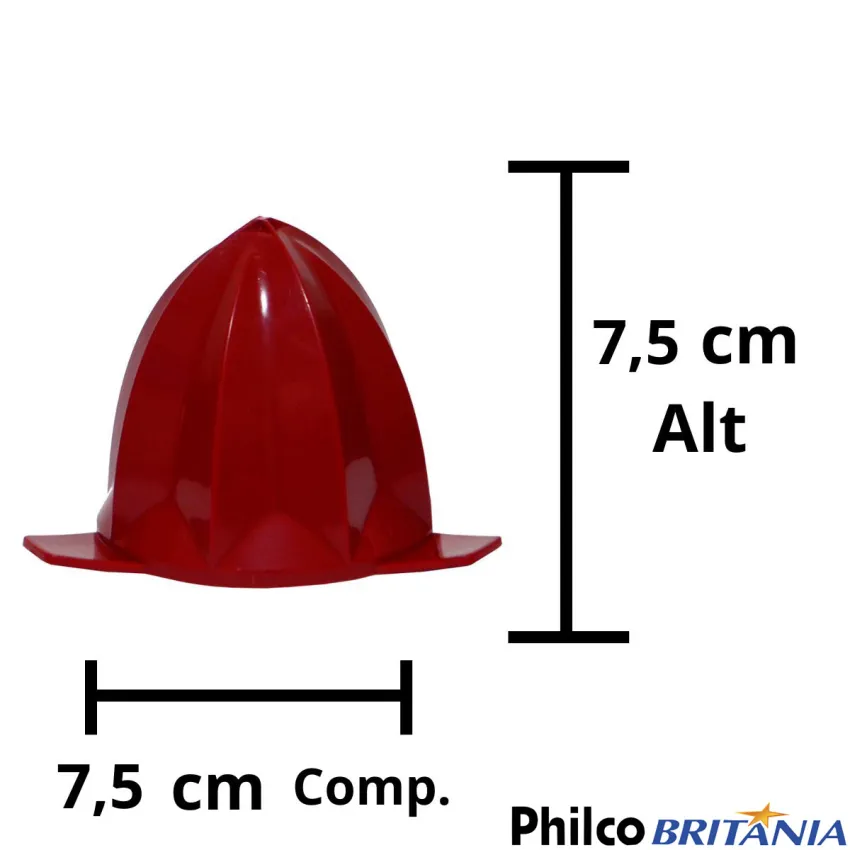 CONE ESPREMEDOR MULTIPROCESSADOR PHILCO PMP1600V | COR: VERMELHO