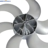 HÉLICE PARA VENTILADOR BRITÂNIA | PHILCO 6 PÁS 40CM BVT410P | BVC450P | BVT405 | BVT440 | PVT400 |  COR: CINZA CLARO