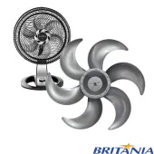HÉLICE PARA VENTILADOR BRITÂNIA | PHILCO 6 PÁS 40CM BVT410P | BVC450P | BVT405 | BVT440 | PVT400 |  COR: CINZA CLARO