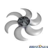 HÉLICE PARA VENTILADOR BRITÂNIA | PHILCO 6 PÁS 40CM BVT410P | BVC450P | BVT405 | BVT440 | PVT400 |  COR: CINZA CLARO