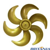 HÉLICE PARA VENTILADOR BRITÂNIA 6 PAS 30CM PVT300G | BVT310G | BVT310G TURBO | COR: DOURADO