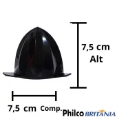 CONE ESPREMEDOR MULTIPROCESSADOR PHILCO / BRITÂNIA BMP2000 PMP1600P GLASS TURBO PMP2000 | COR: PRETO  (02101594)
