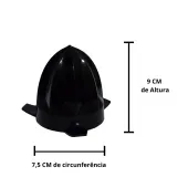 CONE ESPREMEDOR MULTIPROCESSADOR BRITÂNIA/PHILCO ALL IN ONE  BMP900BP BMP900 BMP900P BMP10A | COR: PRETO