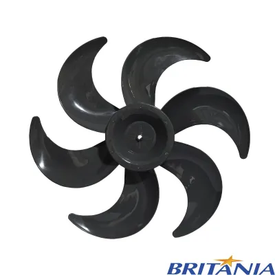 HÉLICE PARA VENTILADOR BRITÂNIA 6 PÁS 40CM | MEGA TURBO 40 | MEGA TURBO 40 SIX | MEGA TURBO 40 SIX 3 EM 1 | CINZA ESCURO