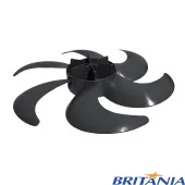 HÉLICE PARA VENTILADOR BRITÂNIA 6 PÁS 40CM | MEGA TURBO 40 | MEGA TURBO 40 SIX | MEGA TURBO 40 SIX 3 EM 1 | CINZA ESCURO