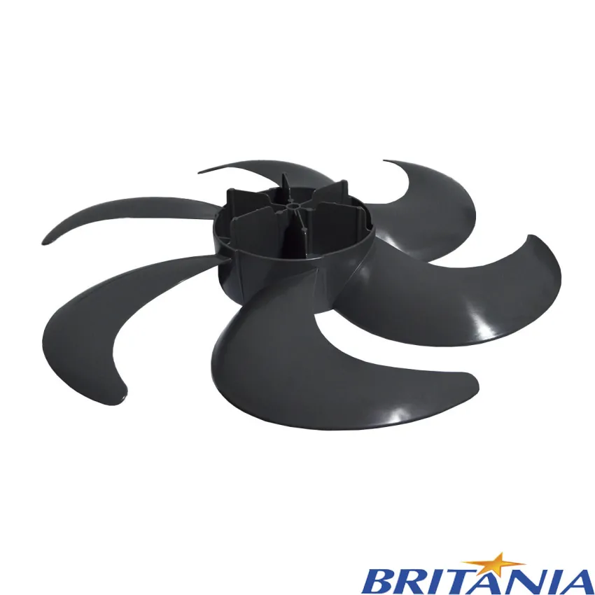 HÉLICE PARA VENTILADOR BRITÂNIA 6 PÁS 40CM | MEGA TURBO 40 | MEGA TURBO 40 SIX | MEGA TURBO 40 SIX 3 EM 1 | CINZA ESCURO