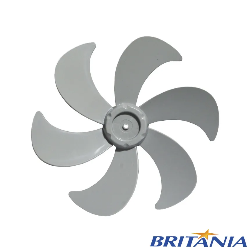 HÉLICE PARA VENTILADOR BRITÂNIA 6 PÁS 40CM | VENTUS INSECT | MEGA TURBO 40 |MEGA TURBO 40 SIX | COR: CINZA CLARO