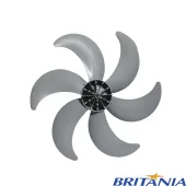 HÉLICE PARA VENTILADOR BRITÂNIA 6 PÁS 30CM | PROTECT 30 |  PROTECT 30 SIX | COR: CINZA CLARO (021049)