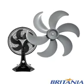 HÉLICE PARA VENTILADOR BRITÂNIA 6 PÁS 30CM | PROTECT 30 |  PROTECT 30 SIX | COR: CINZA CLARO (021049)
