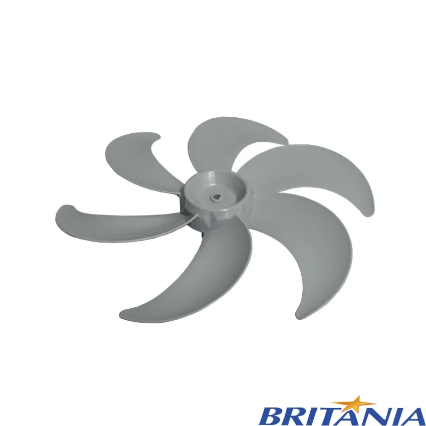 HÉLICE PARA VENTILADOR BRITÂNIA 6 PÁS 30CM | PROTECT 30 |  PROTECT 30 SIX | COR: CINZA CLARO (021049)
