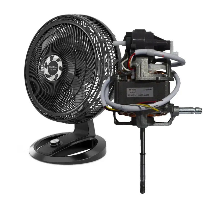 MOTOR VENTILADOR BRITÂNIA/PHILCO 127V 160W 60Hz S8-7528S MODELOS: VENTUS 40 | MEGA TURBO 40 | BVT400 | BVT410P | BVT480P