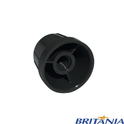 PORCA / TRAVA DA HELICE VENTILADOR BRITÂNIA MEGA TURBO 30 | PROTECT 30 | MEGA TURBO 40 COR: CINZA ESCURO