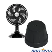 PORCA / TRAVA DA HELICE VENTILADOR BRITÂNIA MEGA TURBO 30 | PROTECT 30 | MEGA TURBO 40 COR: CINZA ESCURO