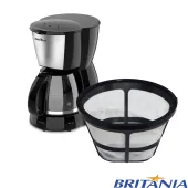 FILTRO PERMANENTE PARA CAFETEIRA BRITÂNIA CP15 | CP15 INOX |  BCF19 | BCF19A | BCF19B  | COR: PRETO