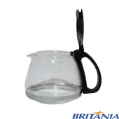 JARRA DE VIDRO PARA CAFETEIRA BRITÂNIA CP15 | CP15 INOX | BCF19 | BCF19 INOX | CAPACIDADE: 600ML COR: PRETO
