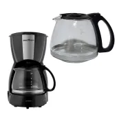 JARRA DE VIDRO PARA CAFETEIRA BRITÂNIA CP15 | CP15 INOX | BCF19 | BCF19 INOX | CAPACIDADE: 600ML COR: PRETO