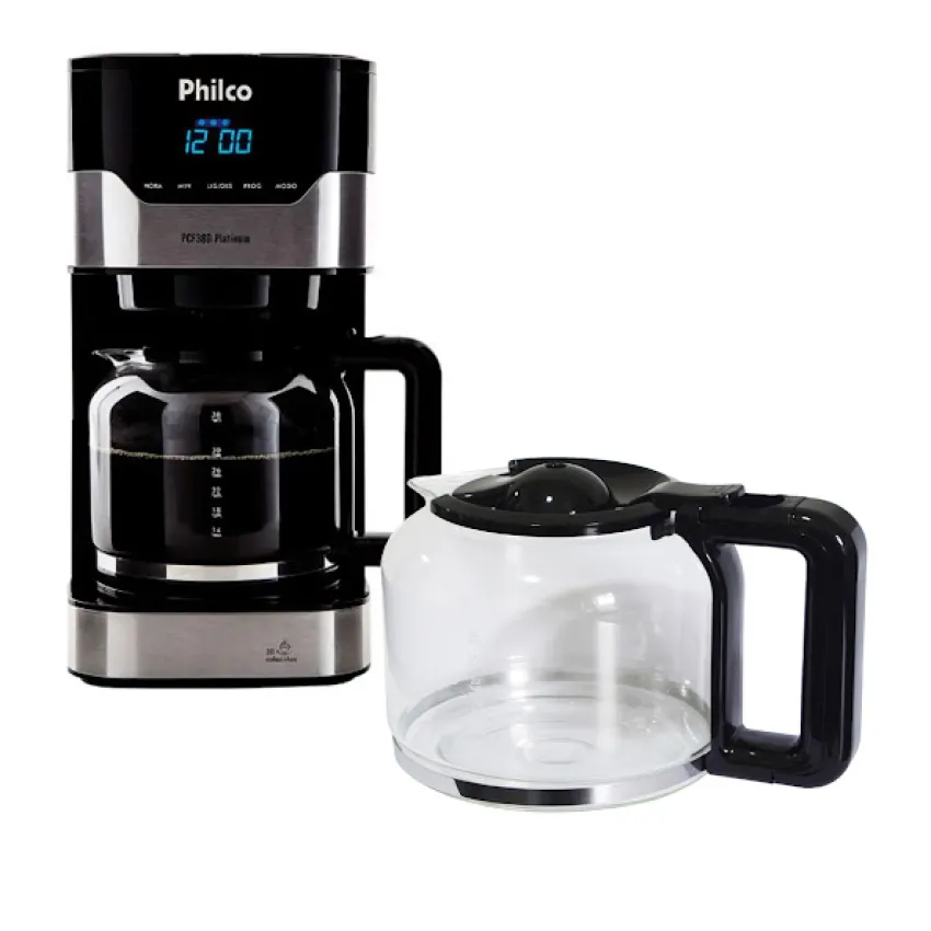 JARRA DE VIDRO CAFETEIRA PHILCO PCF38D PCFD38 PCFD38CH CAPACIDADE: 1,5L NOVA | ORIGINAL