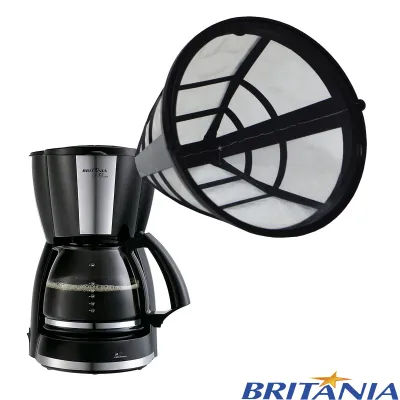FILTRO PERMANENTE CAFETEIRA BRITÂNIA CP38 INOX | CP38 DIGITAL | COR: PRETO