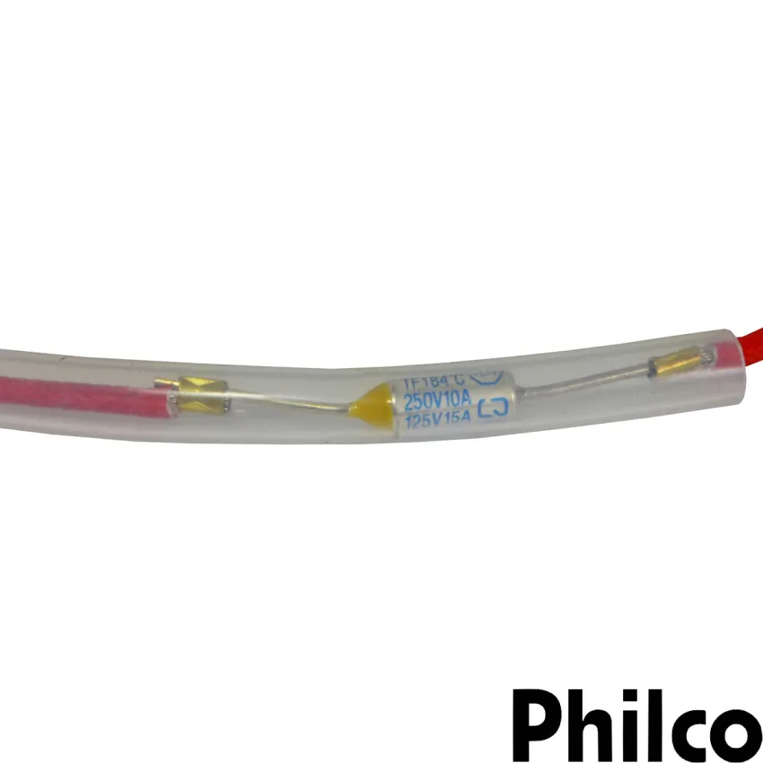FUSÍVEL TÉRMICO PHILCO AIR FRY E PANELA DE ARROZ  184C 15A 250V MODELOS: FRITADEIRA MEGA FRY INOX | PH10 VISOR GLASS