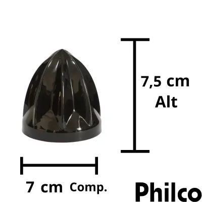 CONE ESPREMEDOR DE FRUTA MULTIPROCESSADOR PHILCO ALL IN ONE | COR: PRETO | NOVO