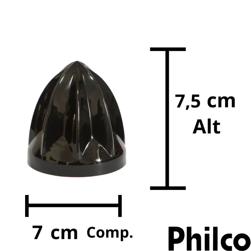 CONE ESPREMEDOR DE FRUTA MULTIPROCESSADOR PHILCO ALL IN ONE | COR: PRETO | NOVO