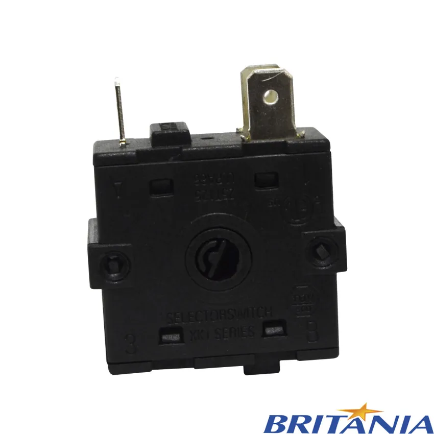 CHAVE SELETORA FORNO ELETRICO BRITÂNIA 16A 250V BFE41P BFE44P BFE55P BFE55B BFE43 BFE35 BFE49 XK1-222 | ORIGINAL