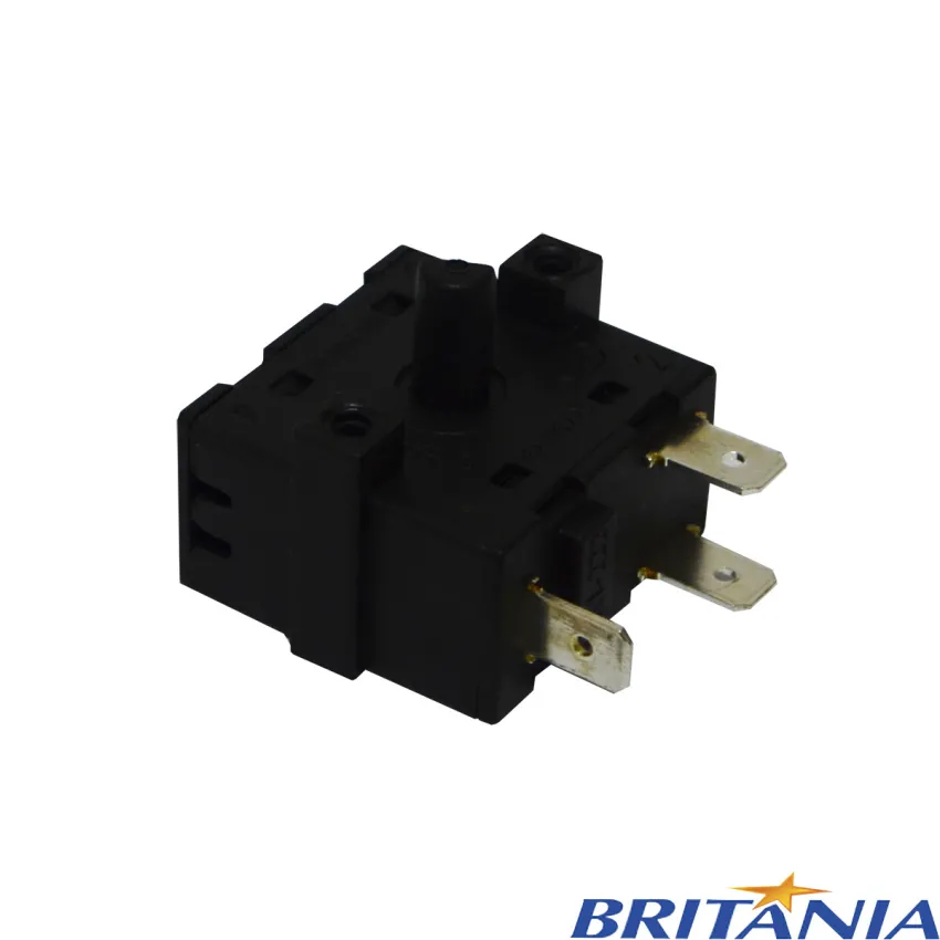 CHAVE SELETORA FORNO ELETRICO BRITÂNIA 16A 250V BFE41P BFE44P BFE55P BFE55B BFE43 BFE35 BFE49 XK1-222 | ORIGINAL