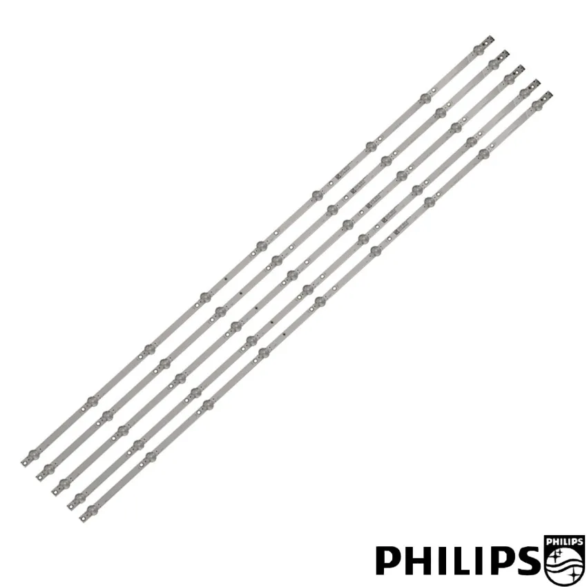KIT BARRAMENTO DE LED PHILIPS 55PUG6513/78 55PUG6513 CEJJ-LB550Z-9S1P-M3030-K-4 - ORIGINAL (5 BARRAS 10LEDS)