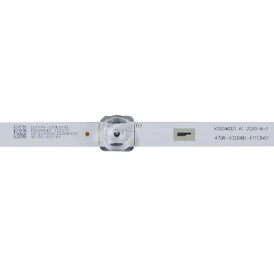 KIT BARRAMENTO DE LED AIWA AWS-TV-32-BL-01 AWS-TV-BL-02  K320WDD1 4708-K320WD-A1113N51 | 2 BARRAS COM 6 LEDS | ORIGINAL