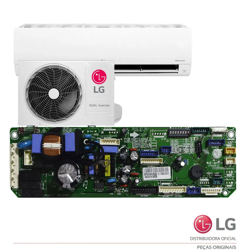 PLACA PRINCIPAL LG AR CONDICIONADO LTNH60BMLE0 EBR62204506 6870A90131X | ORIGINAL