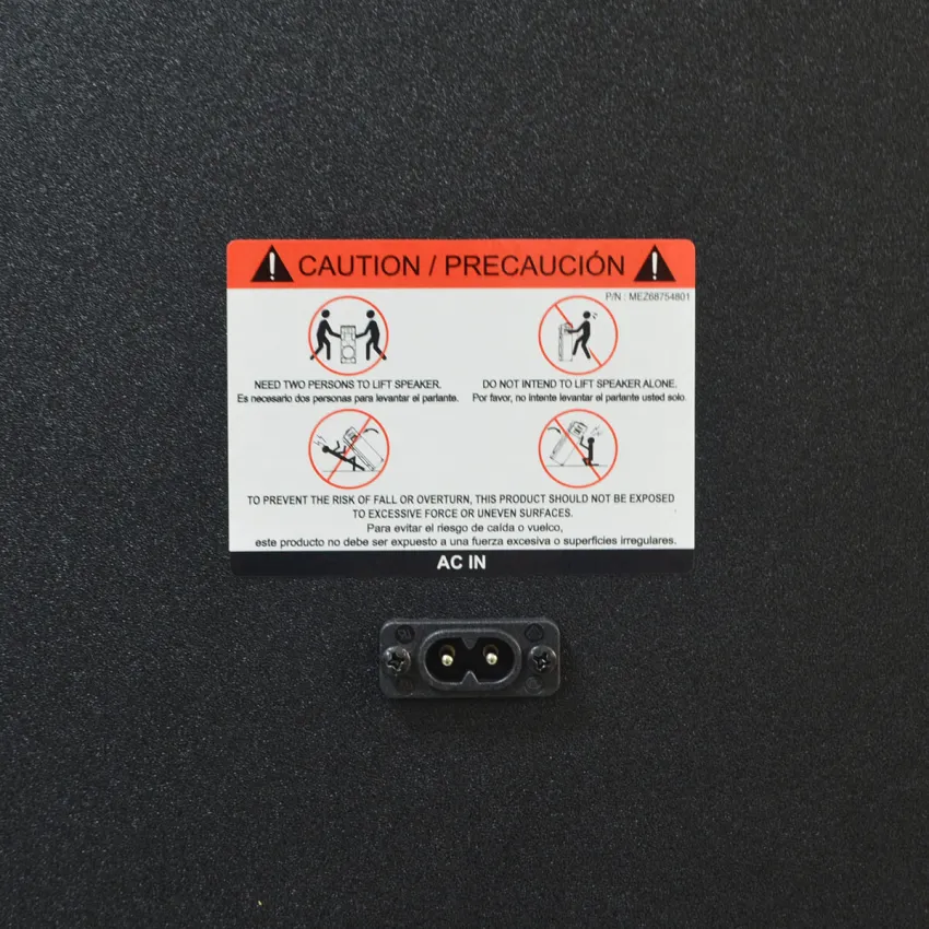 CAIXA ALTO FALANTE WOOFER LG XBOOM RN5 600W AAX76967602 (APENAS PARTE INFERIOR) - ORIGINAL