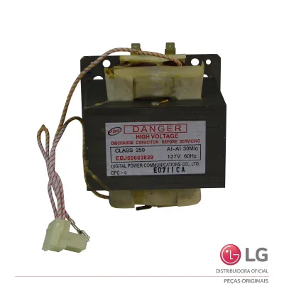 TRANSFORMADOR MICROONDAS LG MS3042 MS3043 MS3049 127V 60Hz 11A EBJ60663829 AGF76880635 - ORIGINAL
