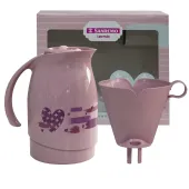 GARRAFA TÉRMICA/BULE + SUPORTE PARA FILTRO DE CAFÉ TAM 102 SANREMO 700ML COR: ROSA | SR1011/60