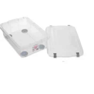 CAIXA ORGANIZADORA PLÁSTICA SANREMO 8,6L TRANSPARENTE