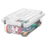 CAIXA ORGANIZADORA PLÁSTICA SANREMO 8,6L TRANSPARENTE
