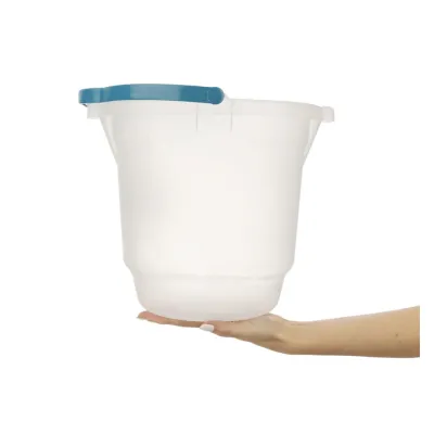 BALDE PLASTICO SANREMO 8,5L TRANSPARENTE (240)