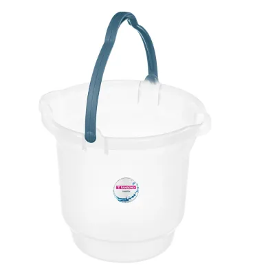 BALDE PLASTICO SANREMO 8,5L TRANSPARENTE (240)