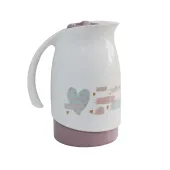GARRAFA TÉRMICA/BULE + SUPORTE PARA FILTRO DE CAFÉ TAM 102 SANREMO COR: BRANCO E ROSA | SR1011/70