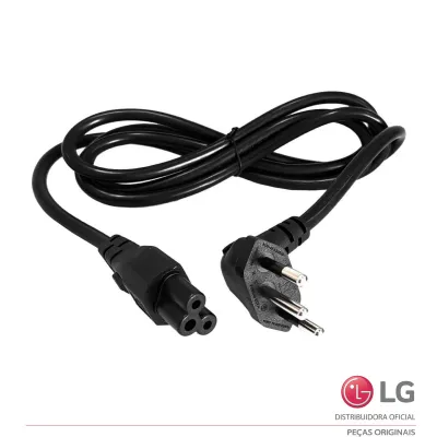 CABO DE FORÇA MICKEY LG TOMADA 90º GRAUS 1,5M EAD62348804 EAD62348827 EAD62348834 EAD62397314 | COR: PRETO | ORIGINAL