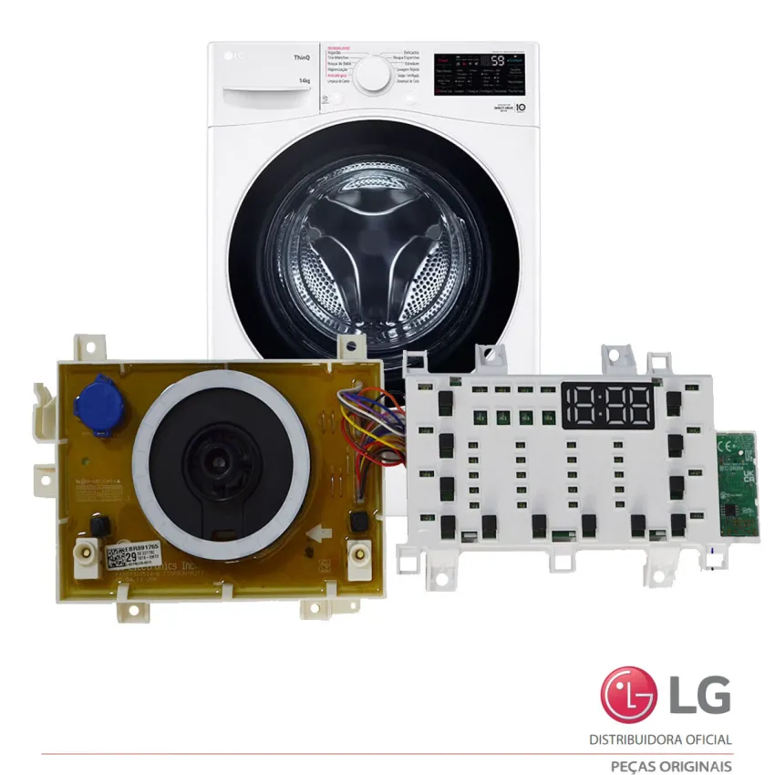 PLACA DISPLAY LAVADORA LG WM14WGSP6 EBR89176529 EAX67322514 EAX67548420 | ORIGINAL