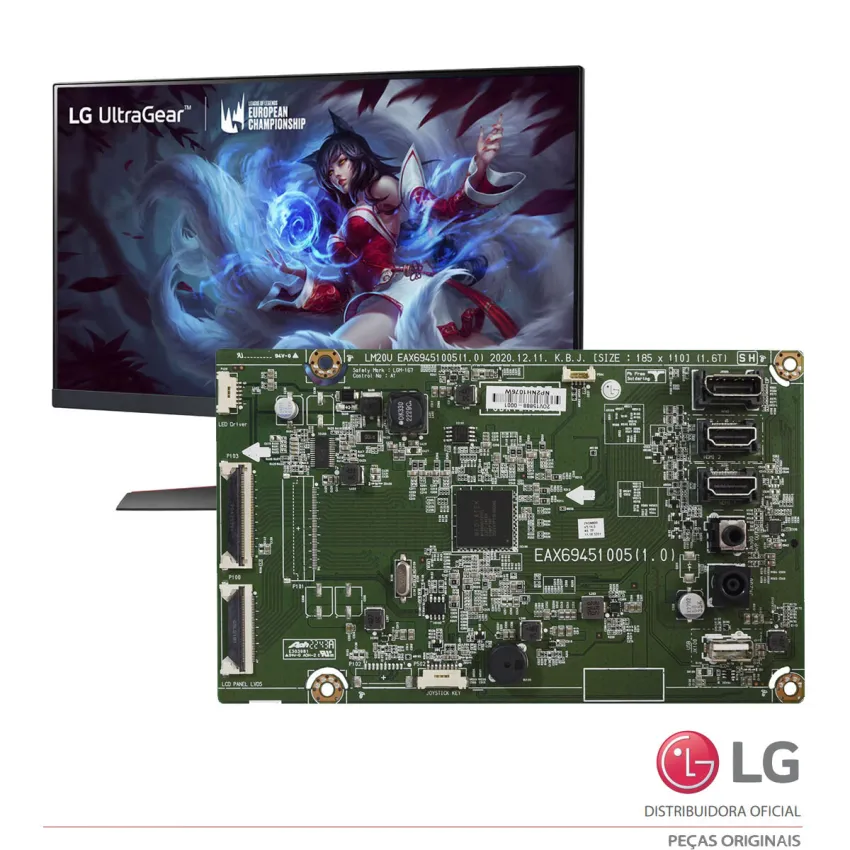 PLACA PRINCIPAL LG 24GN600-B 24GN600 EBU66178501 EAX69451005 - ORIGINAL