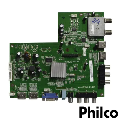 PLACA PRINCIPAL PHILCO  PH24M V1.2 1.30.1.1309BT01R | ORIGINAL