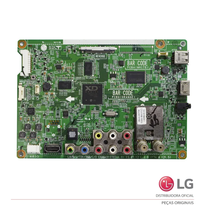 PLACA PRINCIPAL LG 42LA6130 47LA5800 47LA6130 55LA6130 EBU62064401 EAX64910708 - SEMI NOVA