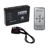 SUPORTE DE ENTRADAS E SAÍDAS DE HDMI SWITCH | 5 ENTRADAS E 1 SAÍDA | NOVO