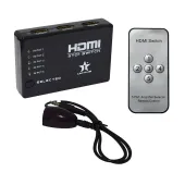 SUPORTE DE ENTRADAS E SAÍDAS DE HDMI SWITCH | 5 ENTRADAS E 1 SAÍDA | NOVO