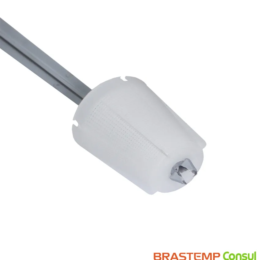 TAMPA DO AGITADOR COM FILTRO DE FIAPOS BRASTEMP / CONSUL CWE15A CWL16A BWH15A BWK15A COR: CINZA | W10480665