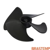 HÉLICE DO VENTILADOR EXTERNO GELADEIRA BRASTEMP | CONSUL CRM33EB CRM34GB BRM33A BRM32A BRM38A | W10545668